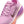 Pink running shoe with Nike logo on a white background