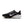 Black running shoe with white Nike logo on a white background