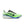 Green and blue Nike pegasus 42 running shoe with black swoosh logo on a white background