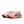 Pair of pink running shoes with a Nike logo on a white background