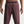 These dark wine colored running pants have a large zippered pocket just below the waist line.