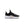 A Nike Air Max slip-on sneaker in black with gold and white accents, shown from a side profile on a white background.