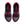 A Nike running shoe in black with vibrant pink and red accents on the midsole and upper, shown on a white background.