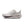White running shoe with black sole on a white background