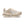 Cream running shoe on a white background