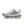White running shoe with air cushion sole on a white background