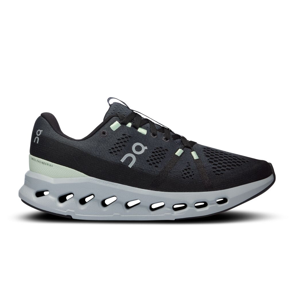 This Women's Cloudsurfer from On has a very core look, however its not a normal black and white shoe like most brands do