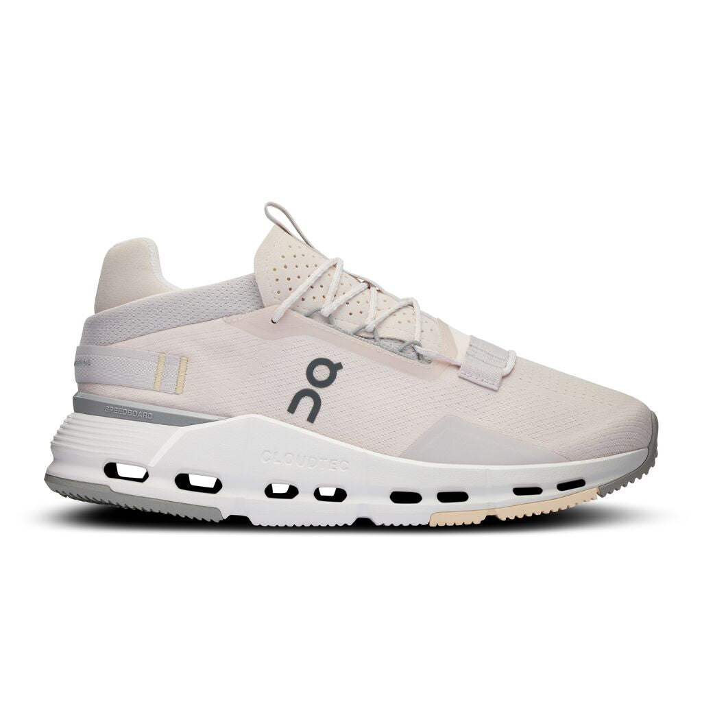 The Cloudnova has become a classic siloutette and this mostly all white upper helps to tell the shoes story