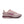 Women's pink Nike running shoe on a white background.
