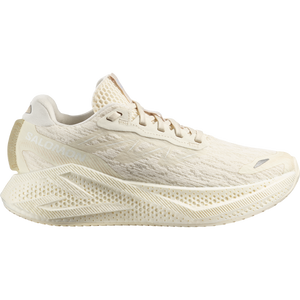 Off-white running shoe on a white background