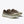 Mount to Coast featuring a brown and olive green upper, a thick cream-colored platform midsole, and a light tan outsole.
