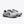 A light gray and purple running shoe with a dark gray sole and logo, featuring the text 'Mount to Coast' on the side