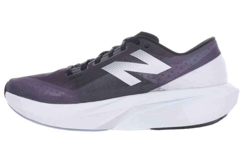 The medial side of the New Balance Rebel V4 has a N right in the middle