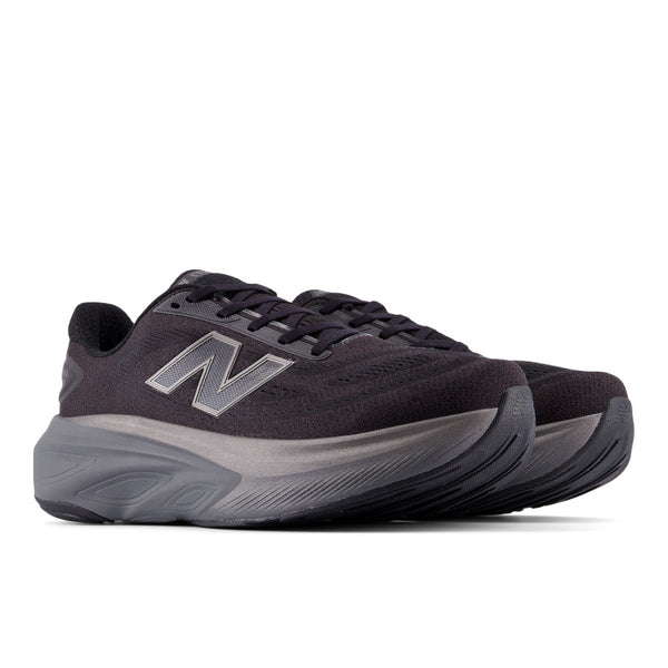 The all black shoe has a hint of grey on the midsole.