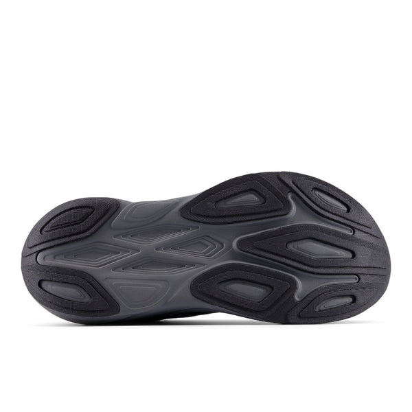 Black shoe sole on a white background.