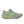 Mostly all grey NB running shoe with a bright green logo.