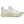 Men's ASICS Kayano 32 white and orange running shoe with a light sole and white laces.
