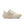 White running shoe with a light sole on a white background