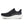 Black sneaker with white midsole on a white background