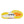 Close-up of a shoe sole with yellow and orange tread pattern on a white background