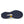 Navy blue outsole of a shoe with a yellow label on a white background