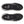 Black and white running shoes with Saucony logo on a white background