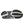 Black and white running shoes with Saucony logo on a white background