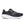 Saucony Guide 18 black running shoe with white sole on a white background.