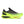Black and neon green Saucony carbon plated running shoe on a white background