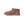 Mauve ankle length slipper boot on a white background
