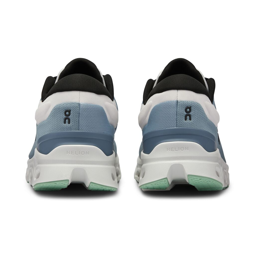 The heel area of th Cloudstratus 3 has a small ON on teh back that looks a bit like QC