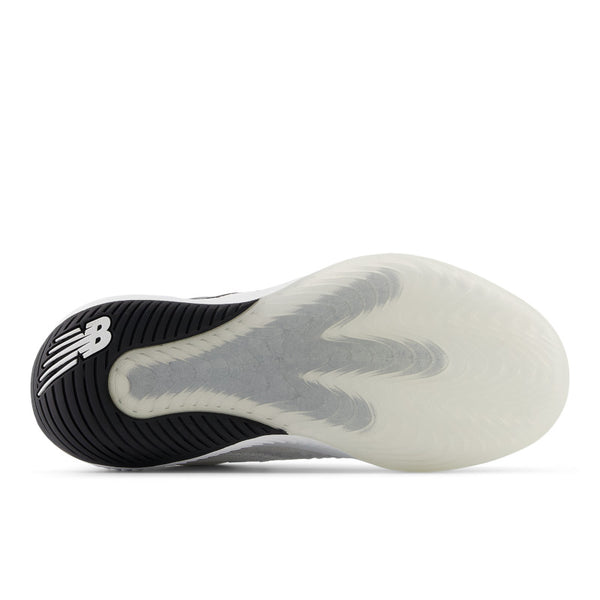 The outsole of a NB tennis shoe.
