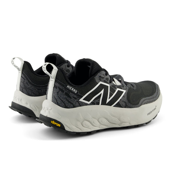 The midsole of this WOmen's Hierro V8 says Vibram and also Fresh Foam X