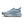 Light blue running shoe on a white background