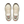 Pair of white sneakers with red accents on a transparent background