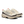 White and gray athletic shoes with a visible brand logo on a white background