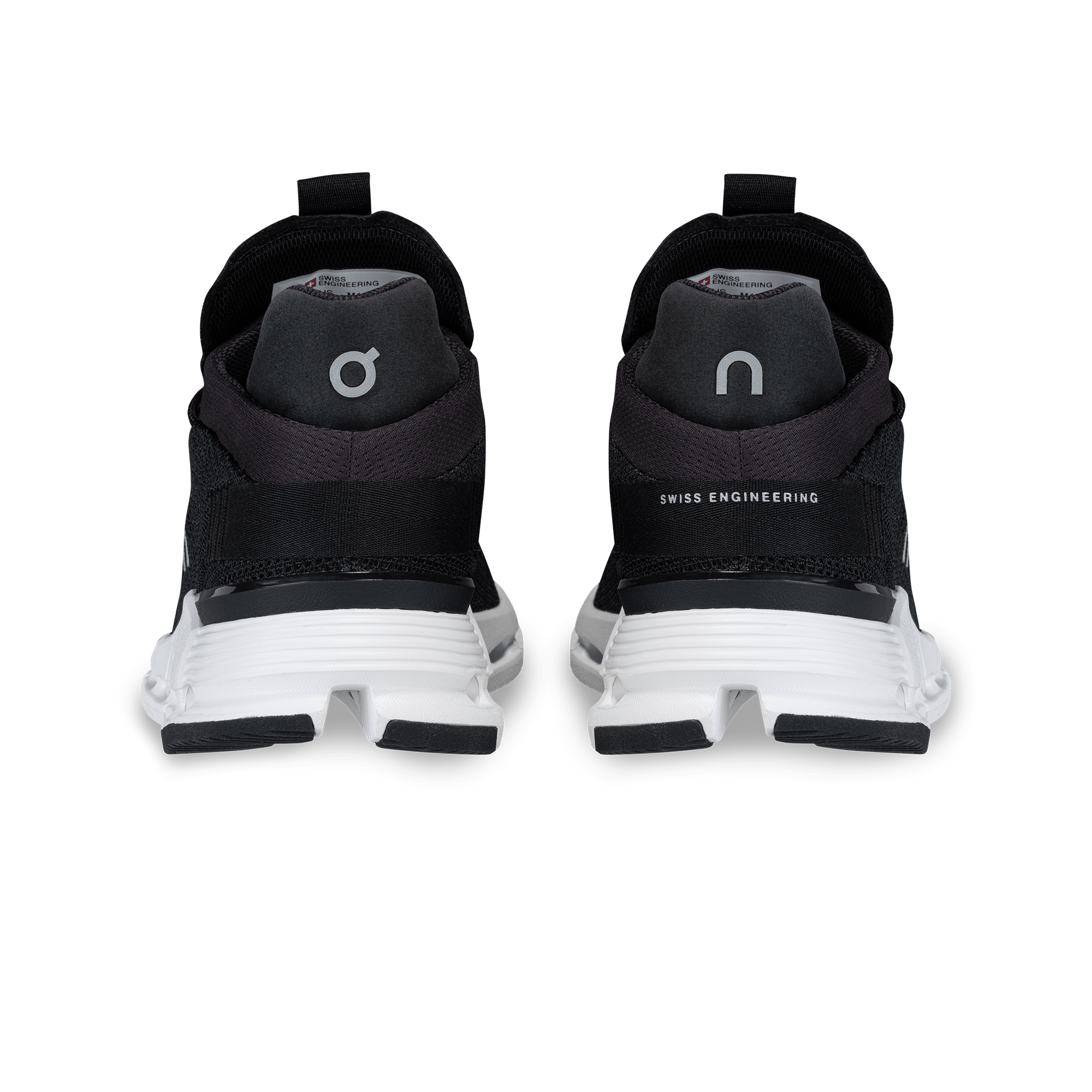 Back view of the Men's Cloudnova in Black