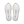 White sneakers with blue accents on a transparent background