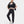 Front view of womens fleece jogger