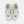 A pair of New Balance FuelReboot running shoes in a light cream/off-white colorway with dark gray accents, shown from a top-down view on a light gray background.