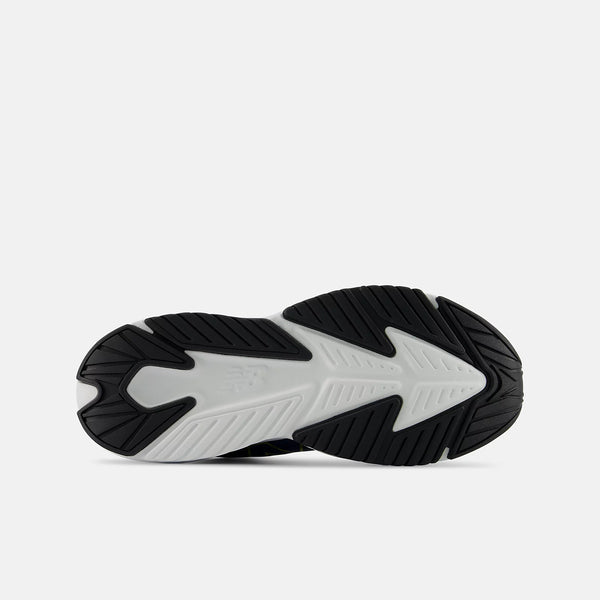 Black and white sole of a shoe on a white background