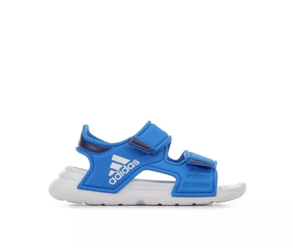 Blue sandal from adidas for kids that is great around the water