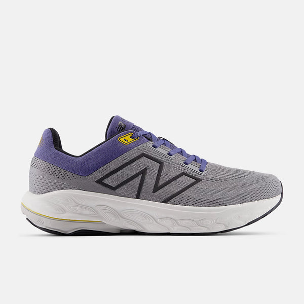 This NB 8690V14 has a light blue color around the collar adn grey in the rest of the upper.