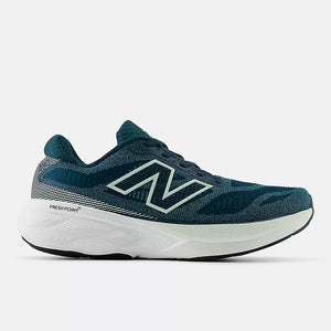 Gray and dark greenish sneaker with Nike logo on a white background