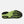 Green and black shoe sole on a white background