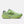 Green New Balance running shoe with a brand logo on a white background