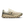 Beige and white trail running shoe on a transparent background