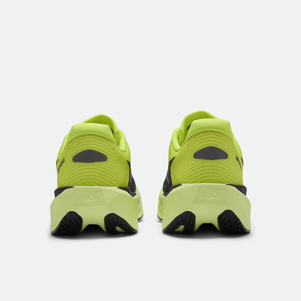 The heel area of teh men's Rebel V4 has a grey part that reflects light for safety really well.