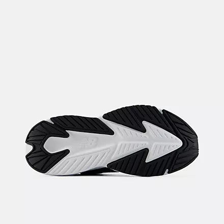 Navy blue and white shoe on a white background
