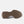 Brown textured sole of a shoe on a white background